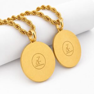6mm gold rope chain and bracelet