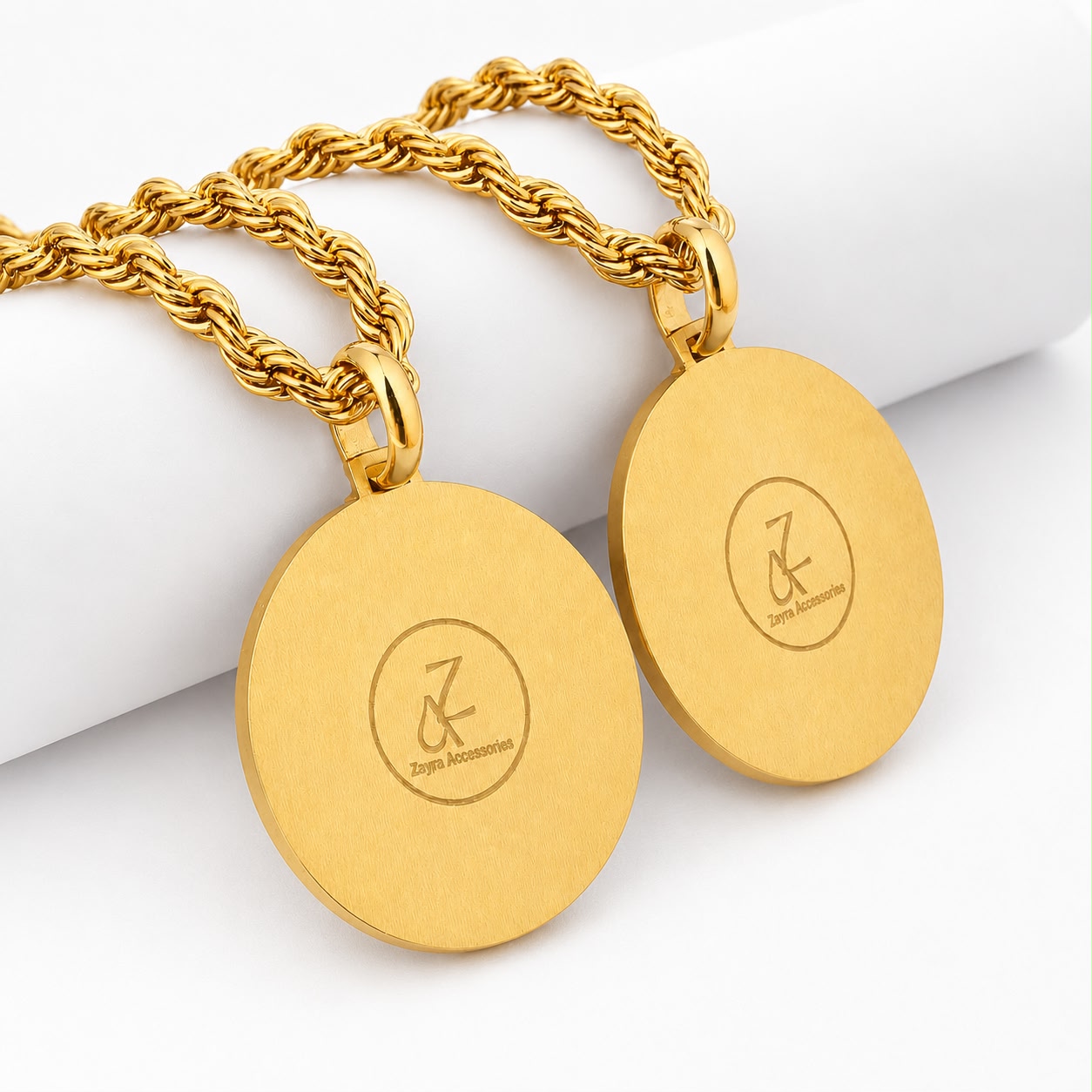 6mm Gold Rope Chain and Bracelet