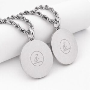 6mm white gold rope chain
